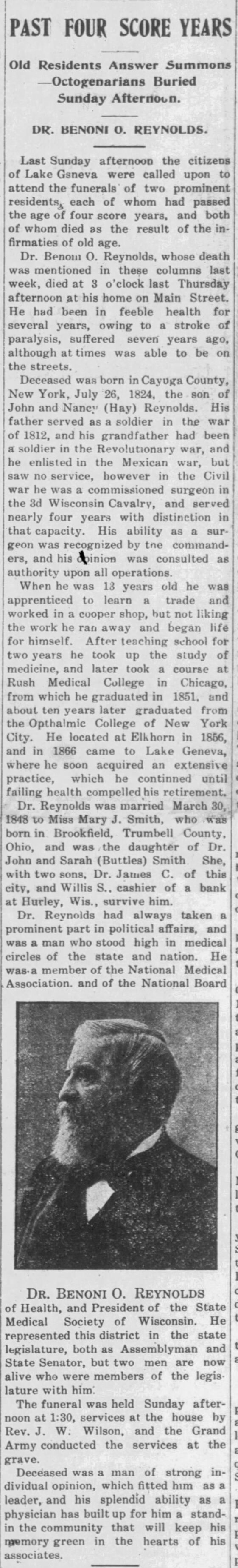 Benoni Orrin Reynolds